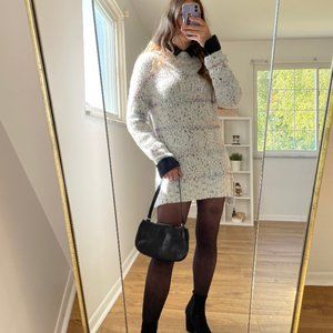 Vintage Cozy Sweater with Embroidery - MEDIUM